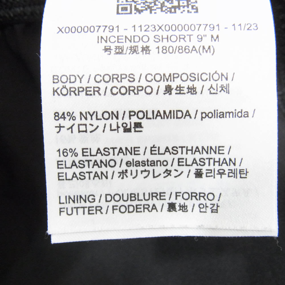 ARC'TERYX アークテリクス X000007791 Incendo Short インセンド ショーツ ショート パンツ ブラック系 M【中古】