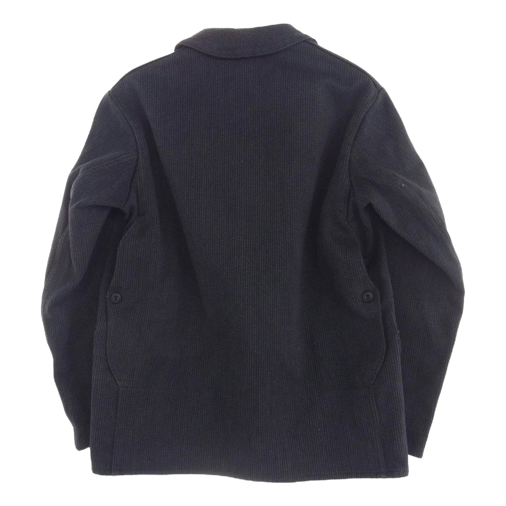 ヴィンテージ 40s～50s 40年代~50年代 UNIC D.F FRENCH PIQUE HUNTING フレンチ ピケ 動物釦 アニマルボタン ユーロ ハンティング ジャケット ネイビー系 44【中古】