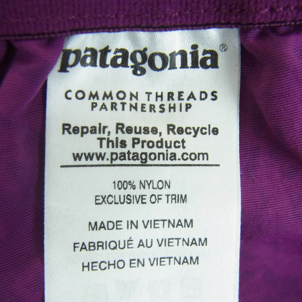 patagonia パタゴニア 57057 Baggies Shorts バギーズ ナイロン ショーツ ショート パンツ パープル系 S【中古】