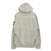 THE NORTH FACE ノースフェイス NT12335 Hooded Sweatshirt スクエアロゴ ジップアップ パーカー グレー系 S【中古】