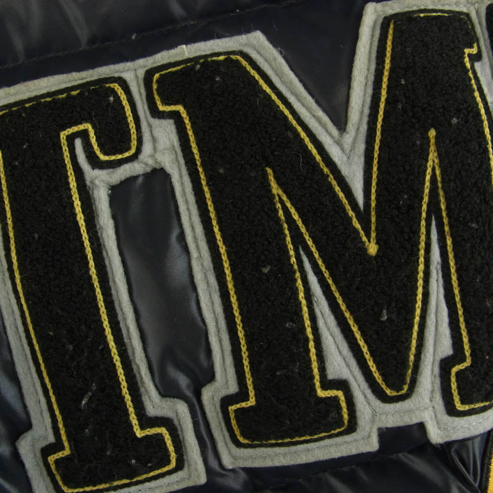 TMT ティーエムティー ワッペン ダウン ジャケット ブラック系 M【中古】