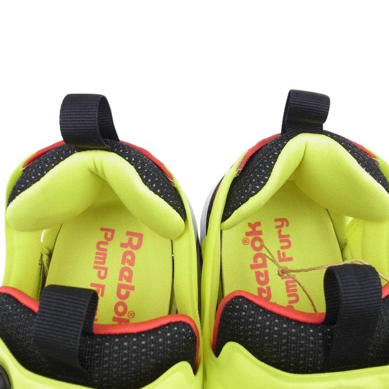 Reebok リーボック 100074910 INSTAPUMP FURY インスタポン ポンプフューリー スニーカー イエロー系 マルチカラー系 27.5cm【極上美品】【中古】