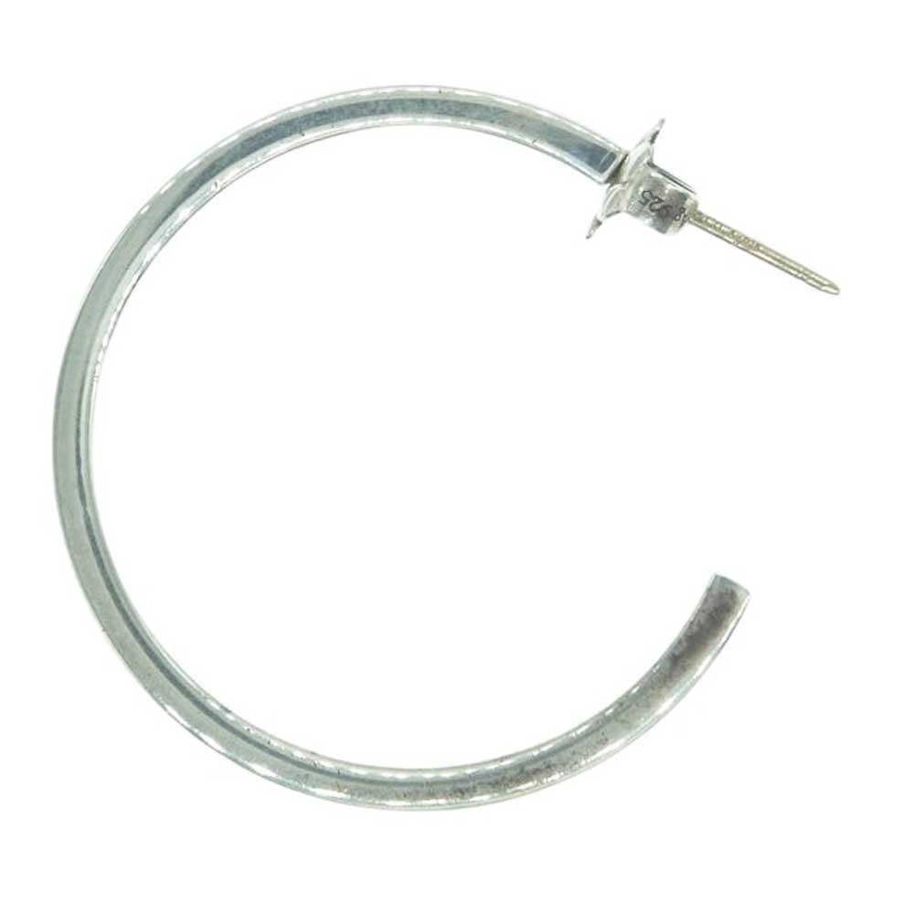 TIFFANY&Co. ティファニー 1837 ナローフープ ピアス AG925 片耳 シルバー系【中古】