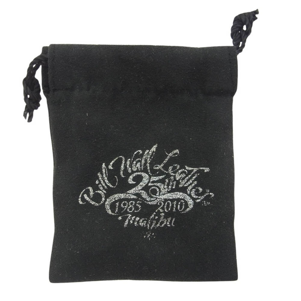 BILL WALL LEATHER ビルウォールレザー Tribal Band Ring w/ Skull w/Ruby Eyes 両目ルビーカスタム トライバルバンド スカル リング シルバー系 レッド系 約19.5号【中古】