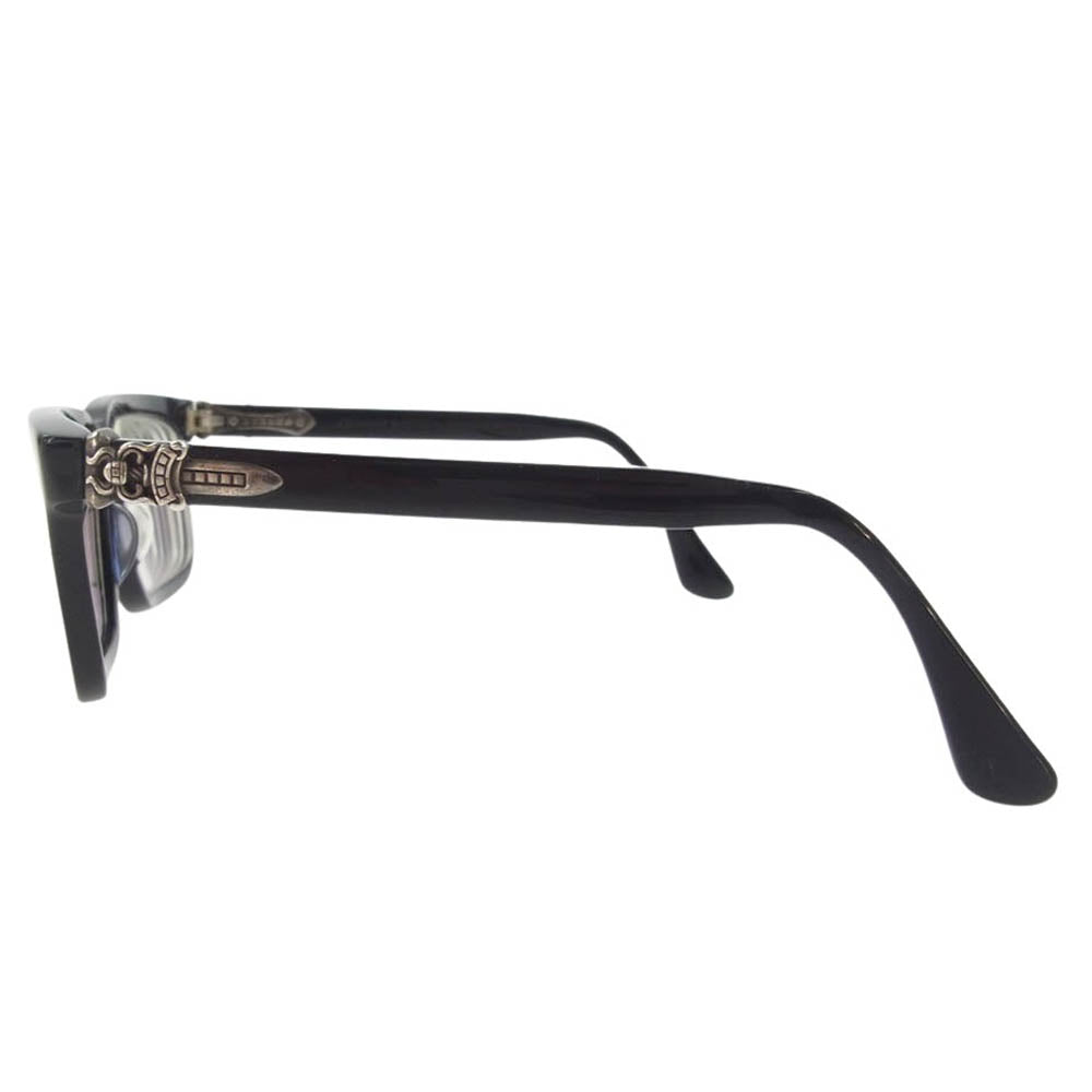 CHROME HEARTS クロムハーツ（原本無） KITSHICKER 2-A キットシッカー ダガーテンプル 度入り アイウェア メガネ 眼鏡 55□17-145【中古】