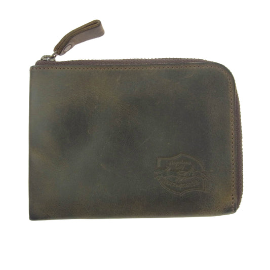 COCOMEISTER ココマイスター Napoleon Calf ナポレオン カーフ ポナパルト L字 ファスナー レザー コインケース ブラウン系【中古】