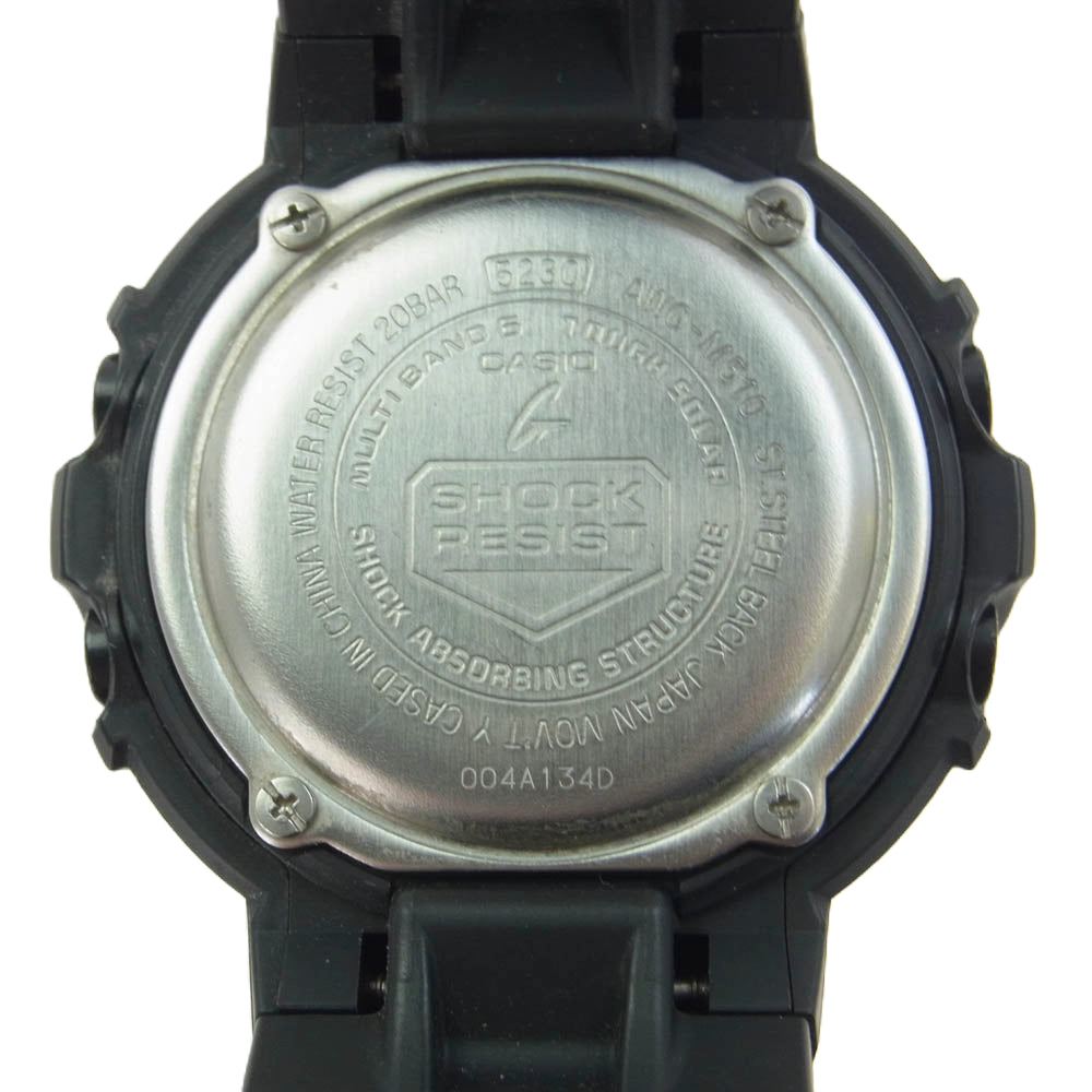 CASIO G-SHOCK カシオ ジーショック AWG-M510-1BJF アナログデジタルモデル ソーラー電波 腕時計 ブラック系【中古】