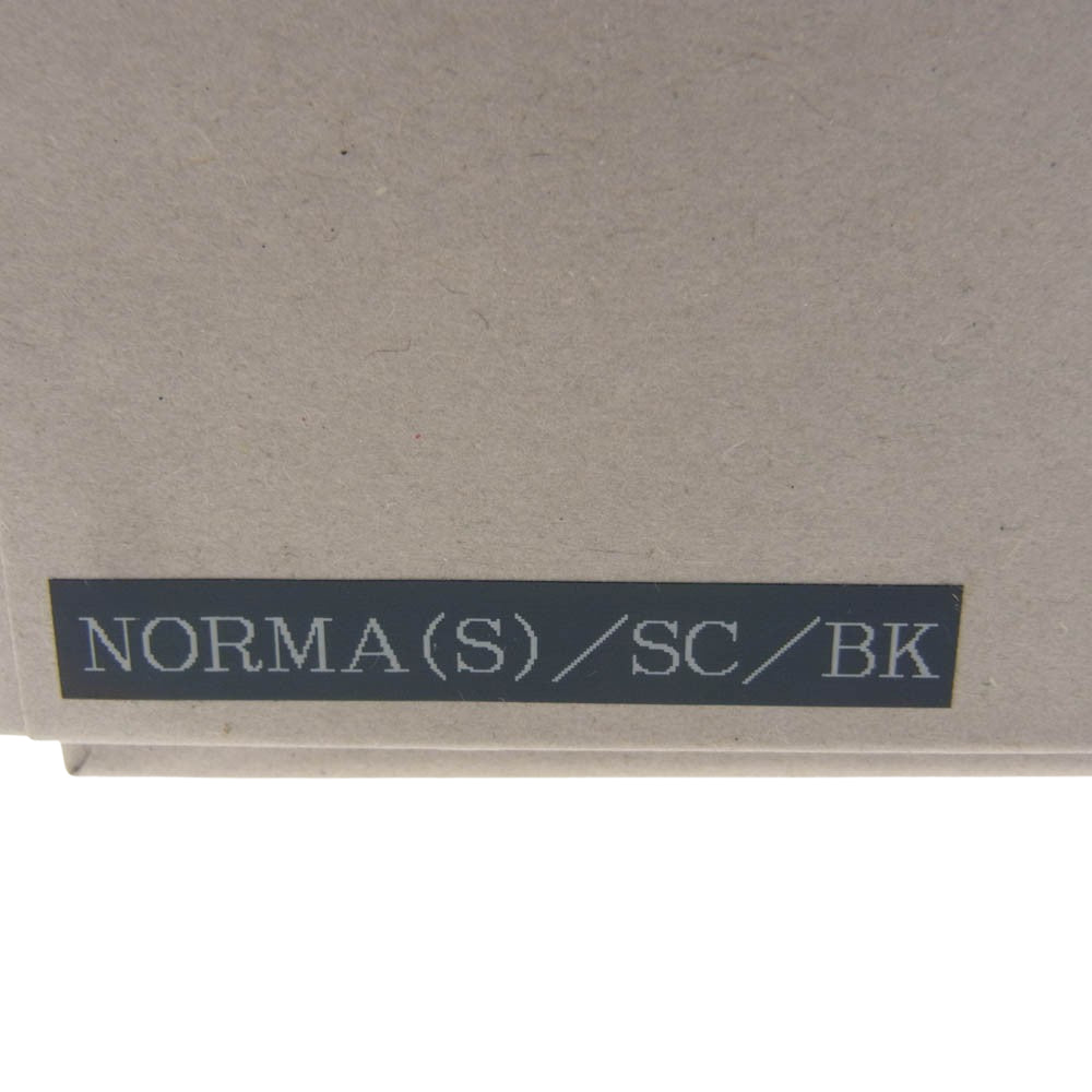 ワイルドスワンズ SHRUNKEN CALF NORMA(S) シュランケンカーフ ユーティリティ ポーチ レザー ブラック系【中古】