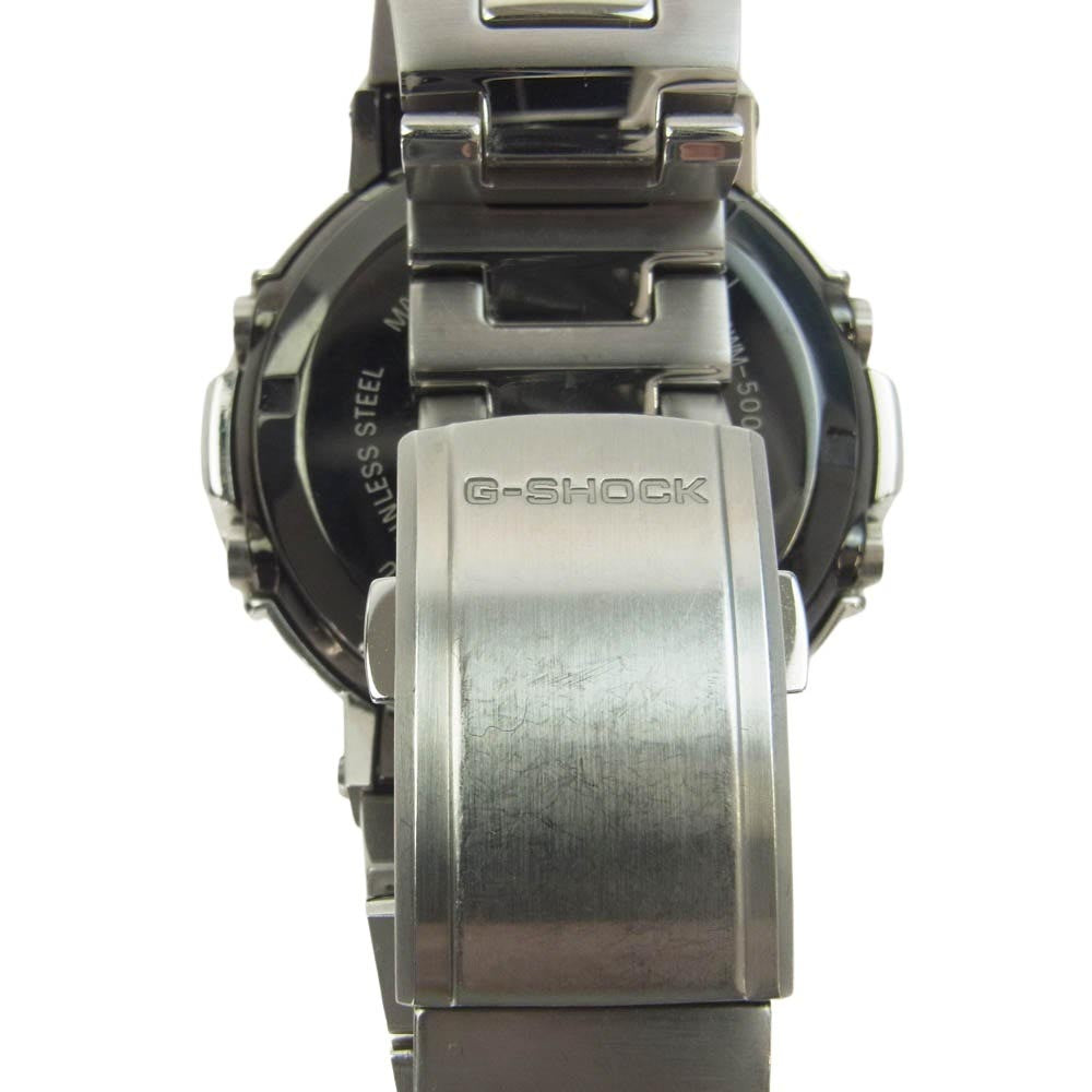 CASIO G-SHOCK カシオ ジーショック AWM-500D-1A8JF FULL-METAL フルメタル アナログデジタルモデル ソーラー電波 腕時計 シルバー系【中古】