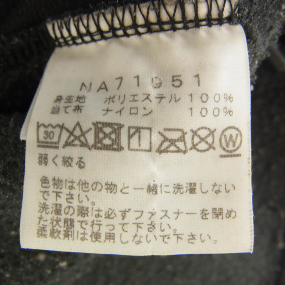 THE NORTH FACE ノースフェイス NA71951 DENALI JACKET デナリ ジャケット フリースジャケット ブラック系 L【中古】