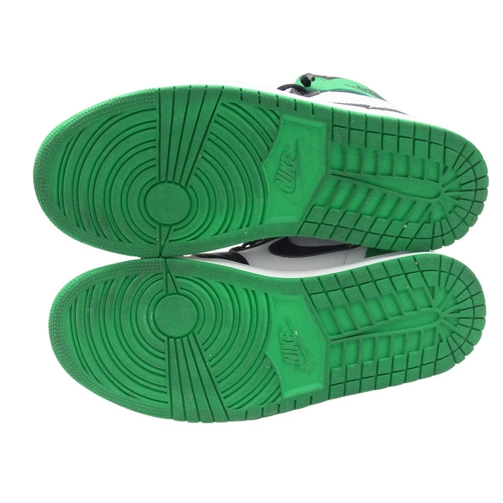 NIKE ナイキ DZ5485-031 Air Jordan 1 Retro High OG Celtics  エアジョーダン1 レトロ ハイ OG セルティックス スニーカー グリーン系 ホワイト系 27.5cm【中古】