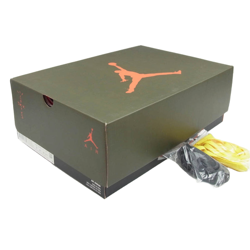 NIKE ナイキ CN1084-200 フェイクバスターズ鑑定済 Travis Scott Air Jordan 6 Retro Medium Olive トラヴィススコット エアジョーダン6 レトロ ミディアム オリーブ スニーカー カーキ系 ブラック系 27.5cm【中古】