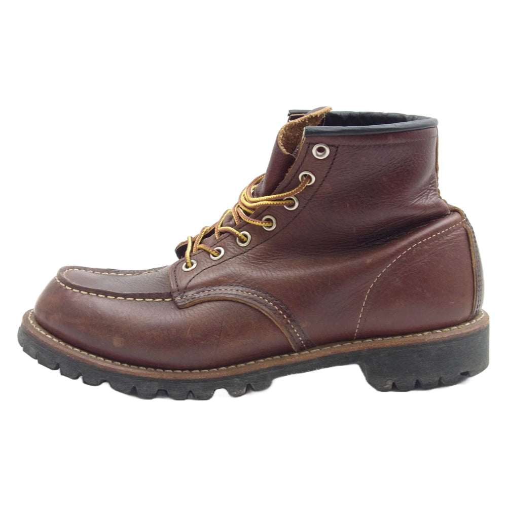 RED WING レッドウィング 8146 ROUGHNECK ラフネック BRIAR OIL SLICK ブライアー オイル スリック ビブラム ラグソール ブーツ ブラウン系 9.5【中古】