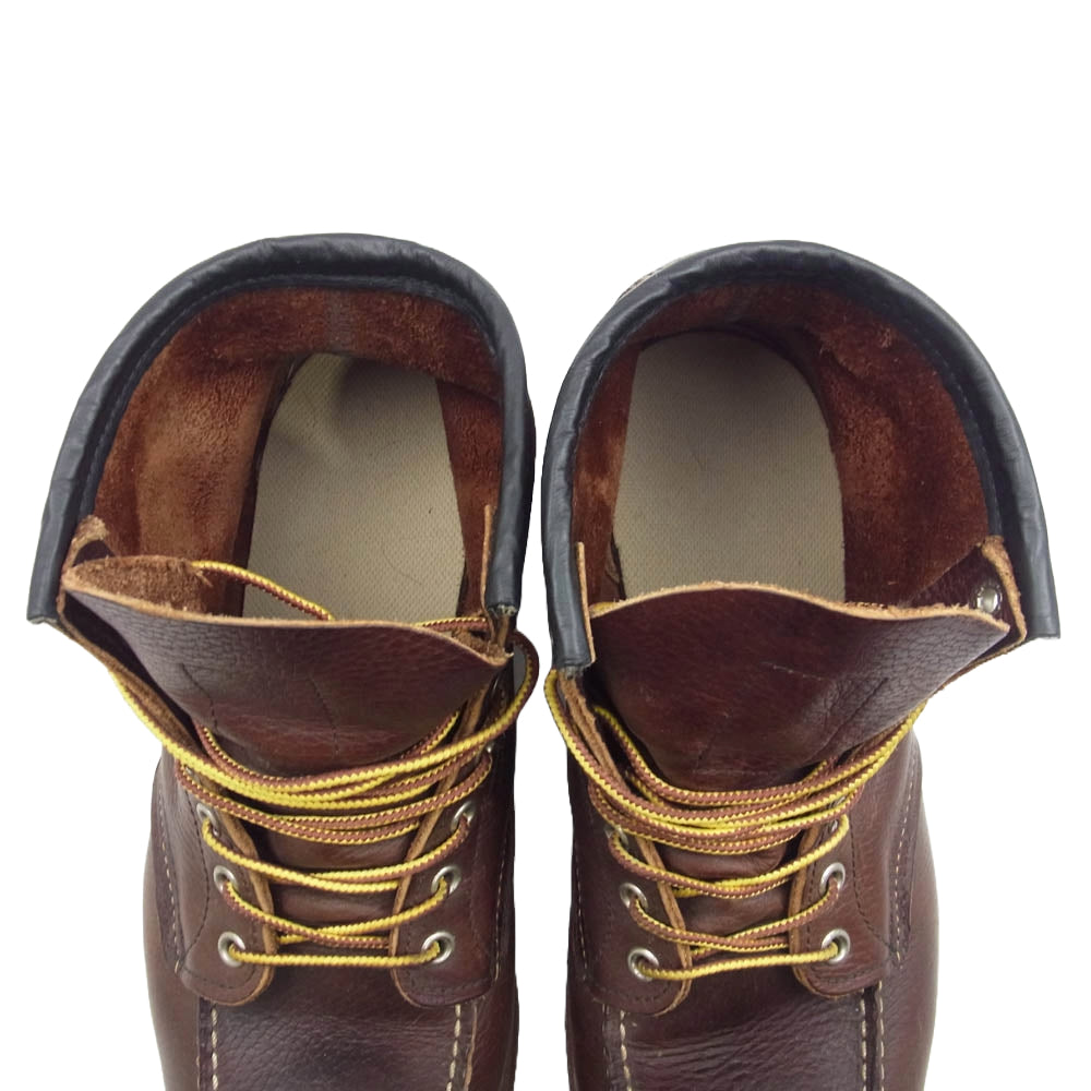 RED WING レッドウィング 8146 ROUGHNECK ラフネック BRIAR OIL SLICK ブライアー オイル スリック ビブラム ラグソール ブーツ ブラウン系 9.5【中古】