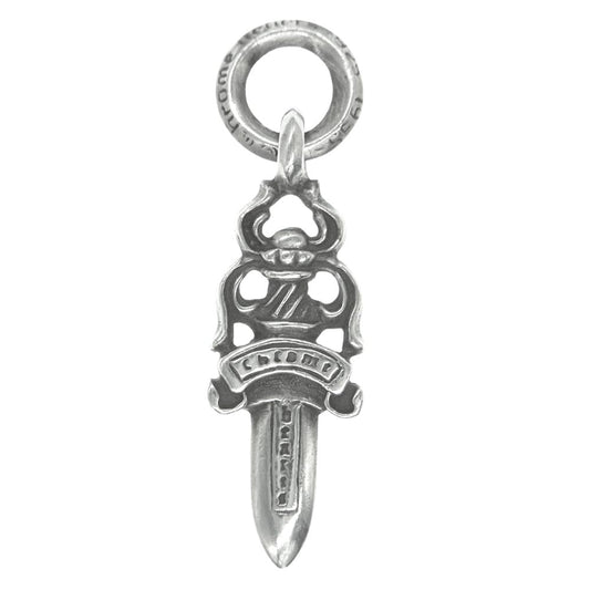 CHROME HEARTS クロムハーツ（原本無） #5DAGGER オールド #5ダガーチャーム ペンダントトップ シルバー系【中古】