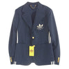 GUCCI グッチ 720968 × adidas アディダス GG トレフォイル テーラード ジャケット ネイビー系 44【極上美品】【中古】