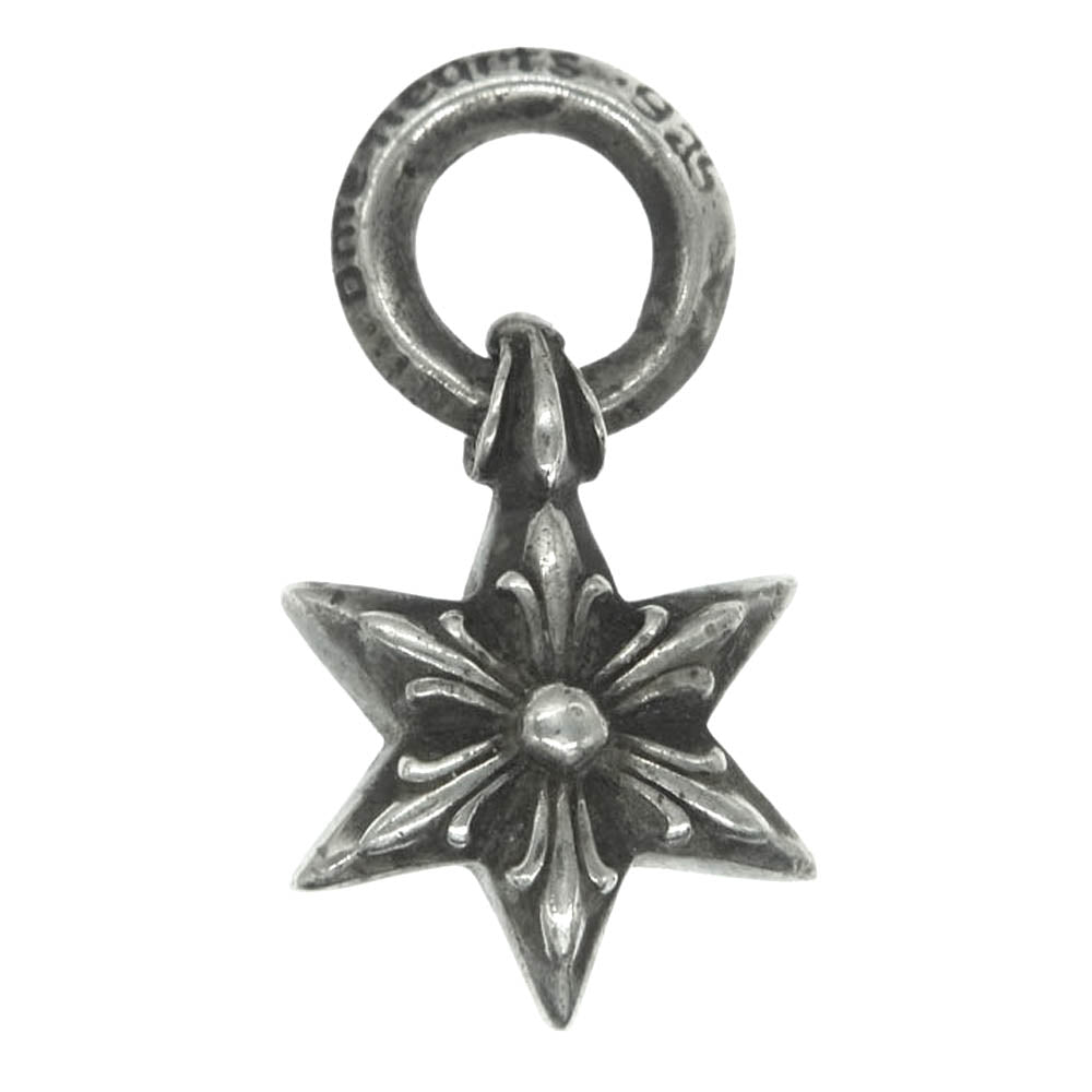 CHROME HEARTS クロムハーツ（原本無） STAR CHARM 6ポイント スター チャーム シルバー ネックレストップ【中古】