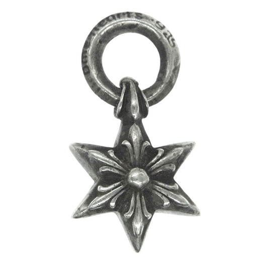 CHROME HEARTS クロムハーツ（原本無） STAR CHARM 6ポイント スター チャーム シルバー ネックレストップ【中古】
