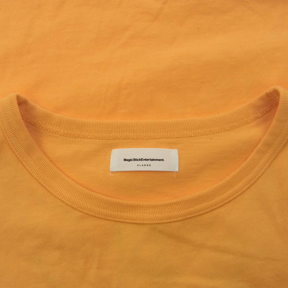マジックスティック 21SS Chronus L/S T-Shirts グラフィック プリント ロンT 長袖 Tシャツ オレンジ XL オレンジ系 XL【中古】