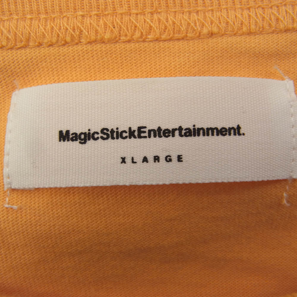 マジックスティック 21SS Chronus L/S T-Shirts グラフィック プリント ロンT 長袖 Tシャツ オレンジ XL オレンジ系 XL【中古】