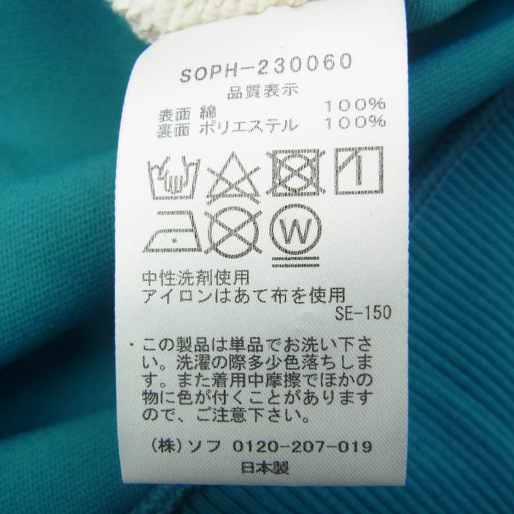 SOPHNET. ソフネット SOPH-230060 SWITCHING COLOR CREWNECK SWEAT スイッチング カラー クルーネック スウェット ホワイト S S【中古】