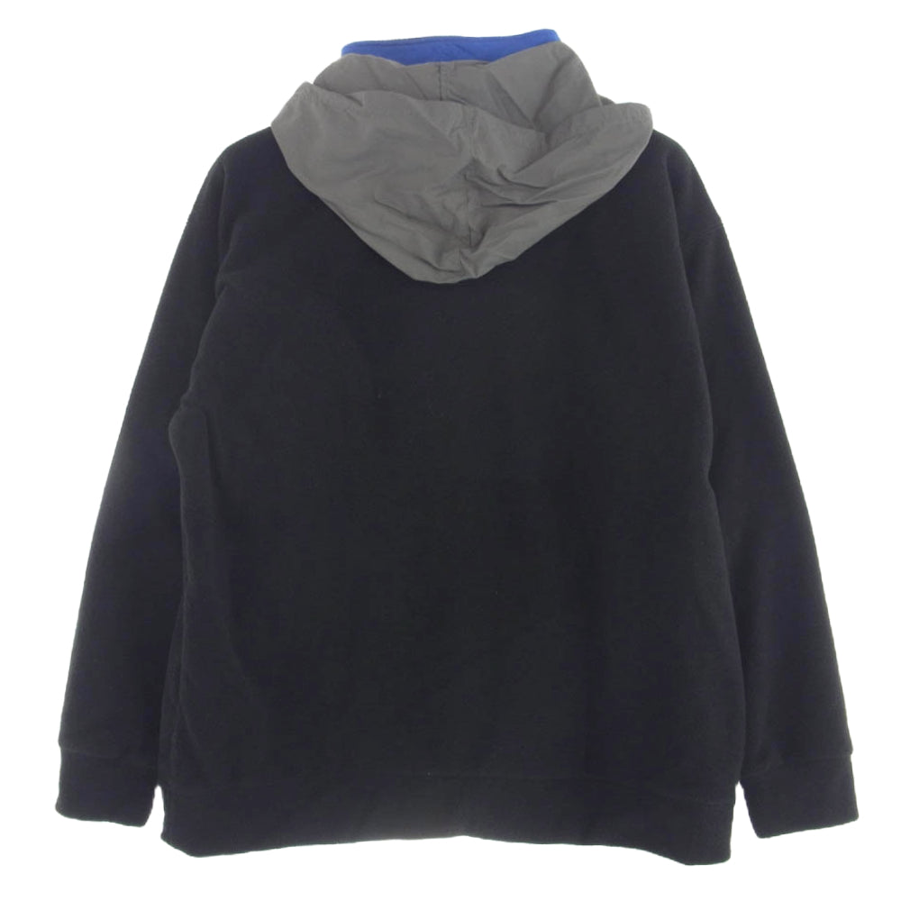 木梨 サイクル フリース プルオーバー パーカー  S ブラック系 S【中古】
