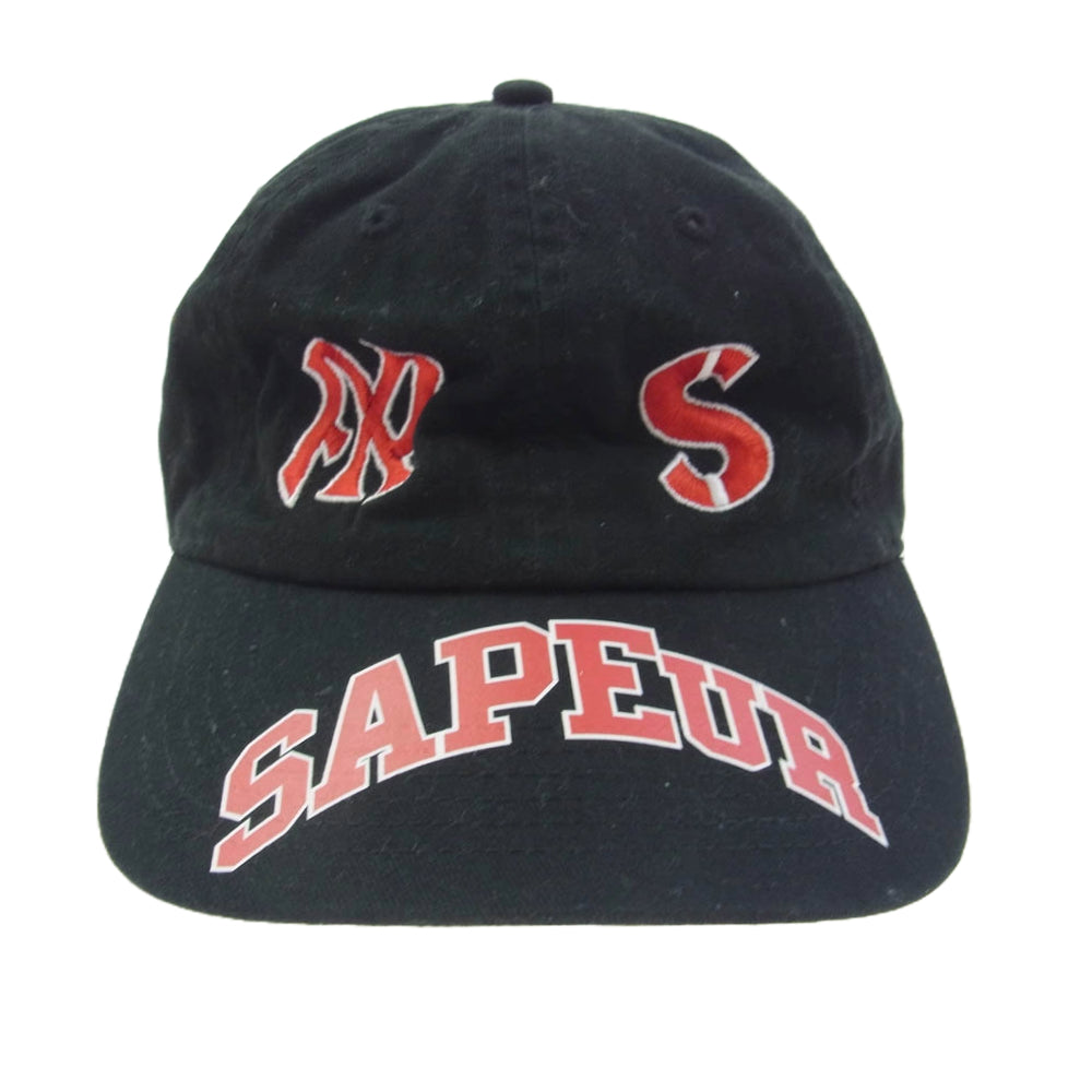 SAPEUR サプール × FR2 エフアールツー CAP キャップ BLACK ブラック系【中古】