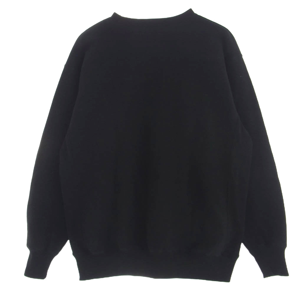 SAPEUR サプール A0022-026 MAKE YOUR OWN ロゴ プリント スウェット ブラック L ブラック系 L【美品】【中古】