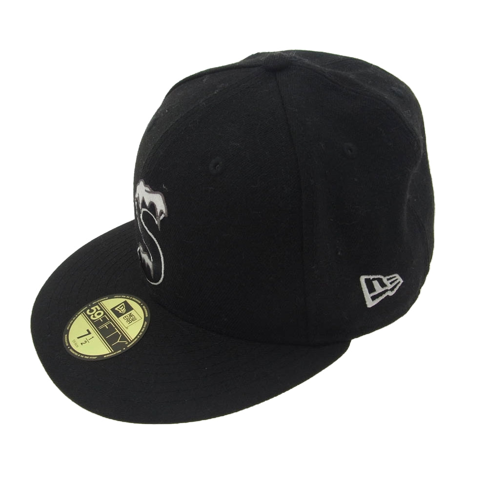 Supreme シュプリーム 20AW × NEW ERA ニューエラ ICE S Logo New Era Sロゴ ニューエラ アイス ロゴ ベースボール ブラック ブラック系【中古】