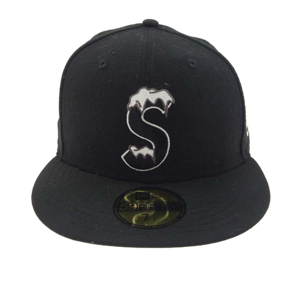 Supreme シュプリーム 20AW × NEW ERA ニューエラ ICE S Logo New Era Sロゴ ニューエラ アイス ロゴ ベースボール ブラック ブラック系【中古】