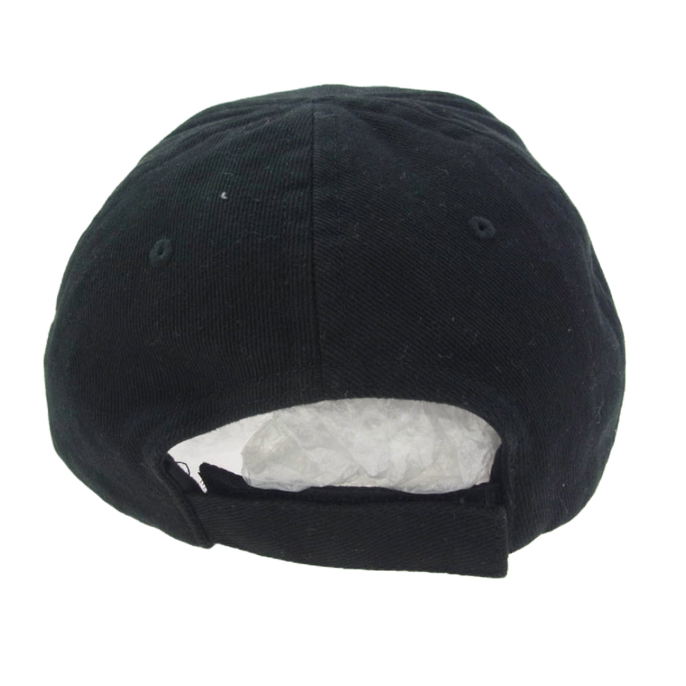 BALENCIAGA バレンシアガ 17AW Campaign Logo Cap キャンペーンロゴ 刺繍 キャップ 帽子 ブラック系 L【中古】