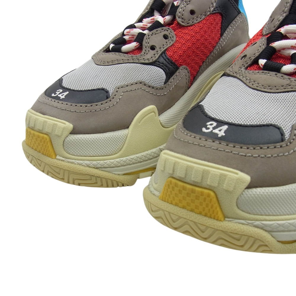 BALENCIAGA バレンシアガ 554105 TRIPLE S トリプルエス マルチカラー スニーカー マルチカラー系 34(22.5cm)【極上美品】【中古】