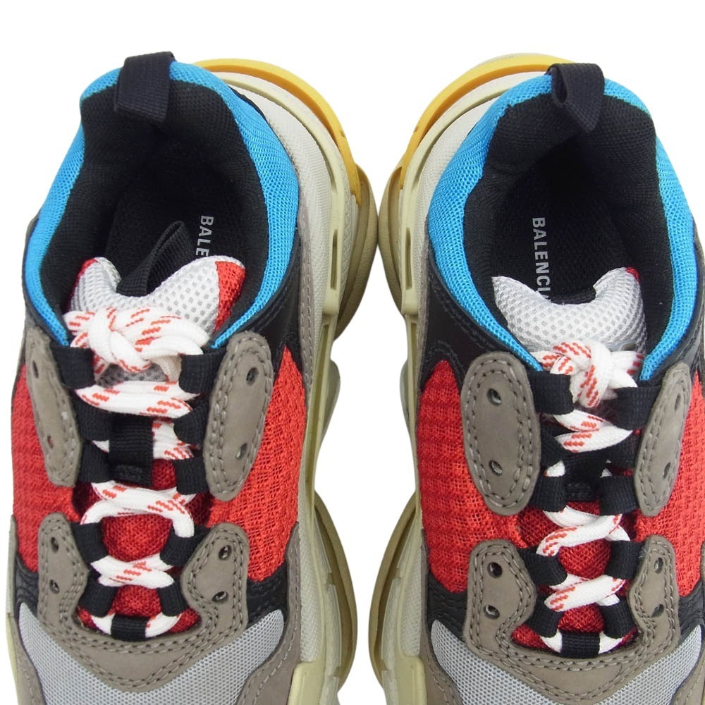 BALENCIAGA バレンシアガ 554105 TRIPLE S トリプルエス マルチカラー スニーカー マルチカラー系 34(22.5cm)【極上美品】【中古】