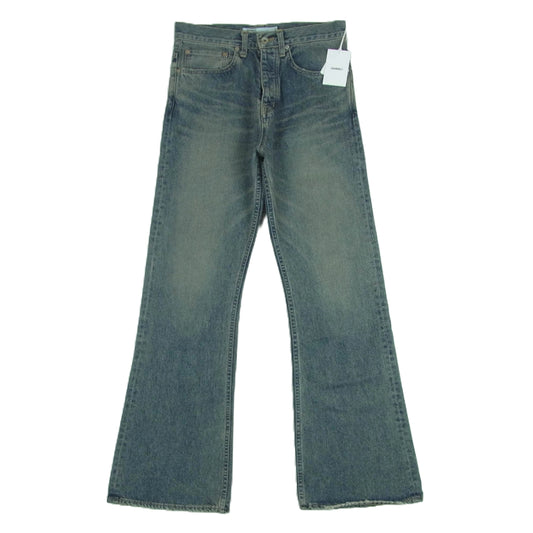 ダイリク 24SS 24SS D-14 MY HERO Flare Denim Pants ウォッシュ加工 ダメージ加工 マイヒーロー フレア デニム パンツ インディゴブルー系 27【新古品】【未使用】【中古】