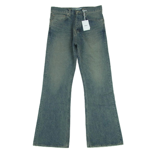 ダイリク 24SS 24SS D-14 MY HERO Flare Denim Pants ウォッシュ加工 ダメージ加工 マイヒーロー フレア デニム パンツ インディゴブルー系 29【新古品】【未使用】【中古】