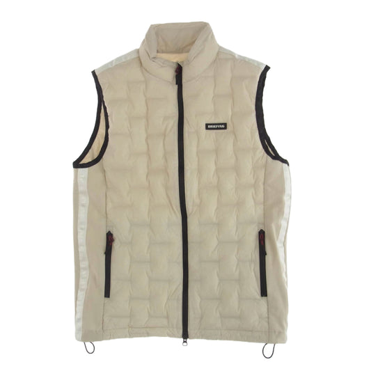 BRIEFING ブリーフィング BRG243M74 HYBRID DOWN VEST ハイブリッド ダウン ベスト ホワイト系 M【極上美品】【中古】
