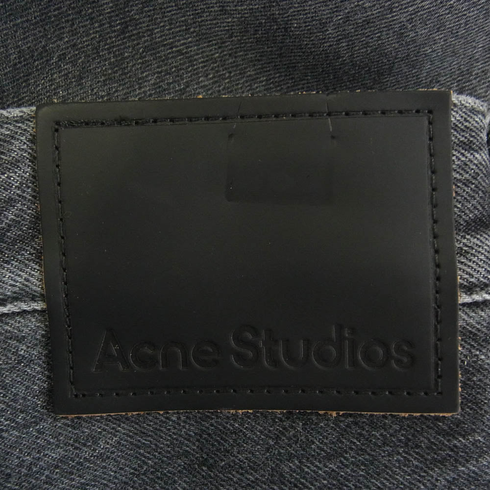 ACNE STUDIOS アクネストゥディオズ B00322- 1989 loose fit denim ルーズフィット デニム パンツ グレー系 165/82A 30×30【美品】【中古】