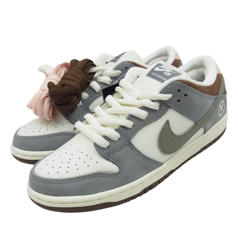 NIKE ナイキ FQ1180-001 × Yuto Horigome 堀米雄斗 SB Dunk Low Pro QS Wolf Grey ダンクロー プロ ウルフグレー スニーカー ホワイト系 マルチカラー系 27cm【新古品】【未使用】【中古】