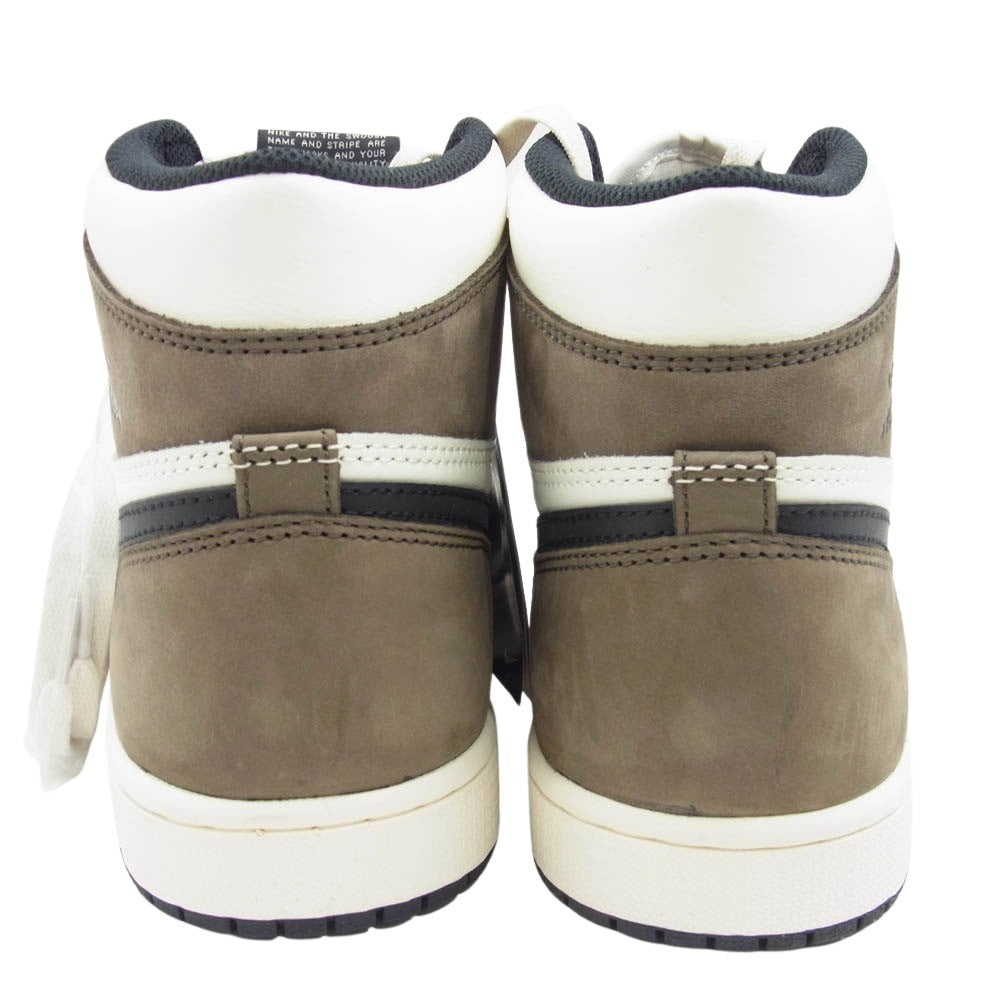 NIKE AIR JORDAN ナイキ ジョーダン 555088-105 Air Jordan 1 High OG AJ1 Sail Dark Mocha Black エアジョーダン ハイ セイル ダークモカ ブラック スニーカー ホワイト系 ブラウン系 27cm【中古】