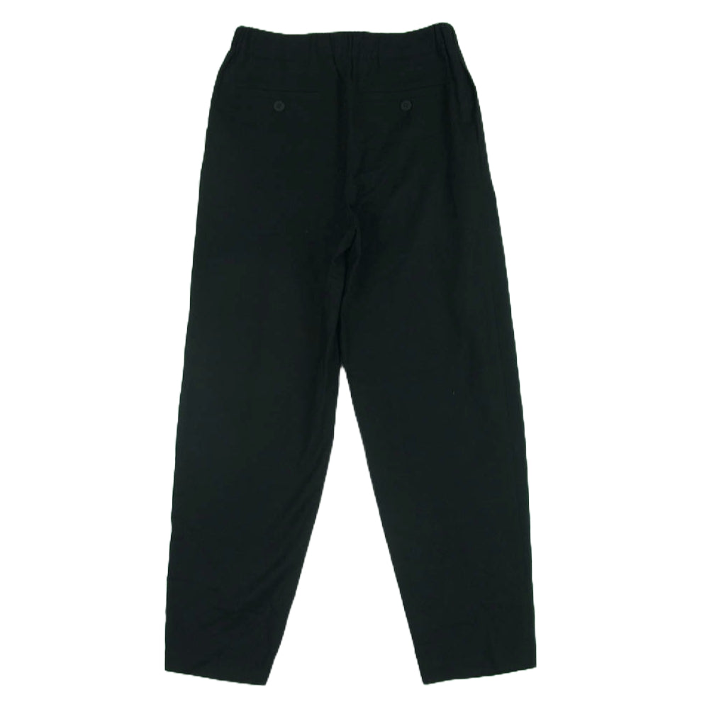 ISSEY MIYAKE イッセイミヤケ IM033FF091 2タック テーパード スラックス トラウザーズ パンツ ブラック系 3【中古】
