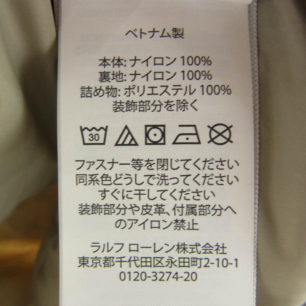 POLO RALPH LAUREN ポロ・ラルフローレン レディース 中綿 ジャケット ベージュ系 M【中古】