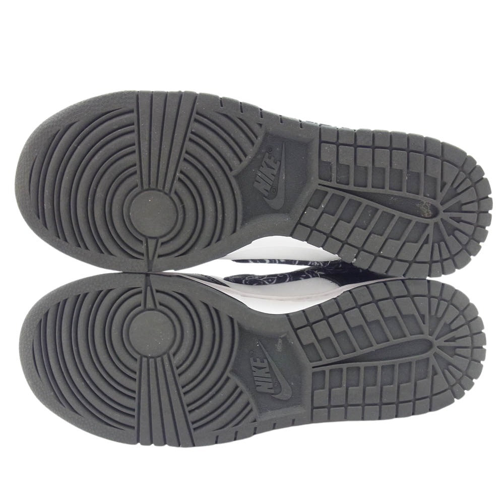 NIKE ナイキ DH4401-100 WMNS NIKE DUNK LOW ESS ウィメンズ ダンク ロー ESS ブラックペイズリー ホワイト系 ブラック系 25cm【中古】