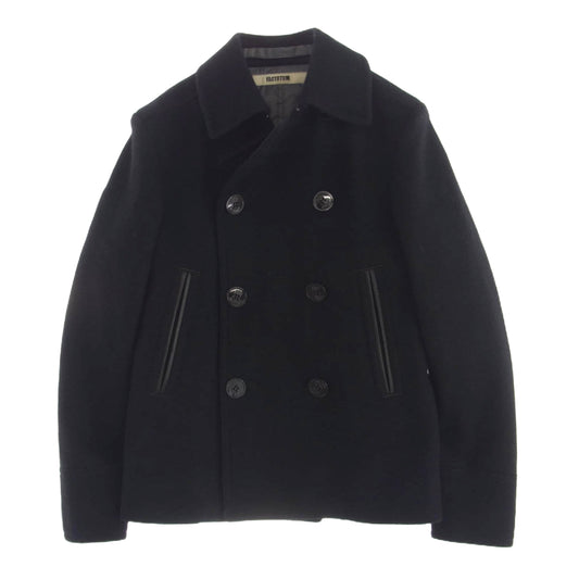 FACTOTUM ファクトタム PEA COAT ピーコート ブラック系 44【中古】