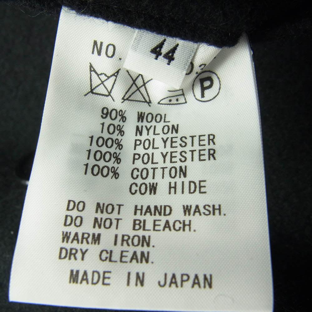 FACTOTUM ファクトタム PEA COAT ピーコート ブラック系 44【中古】