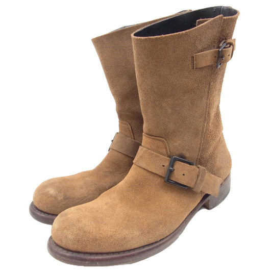 wjk ダブルジェイケイ 801 スエード エンジニア ブーツ ブラウン系 41【中古】