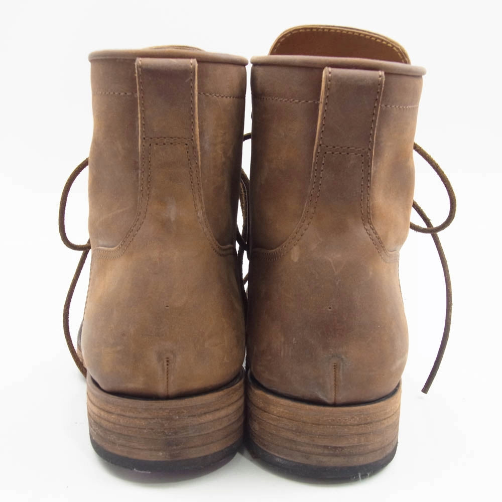 カズユキクマガイ アタッチメント ヌバック レースアップ ブーツ ブラウン系 40.5【中古】
