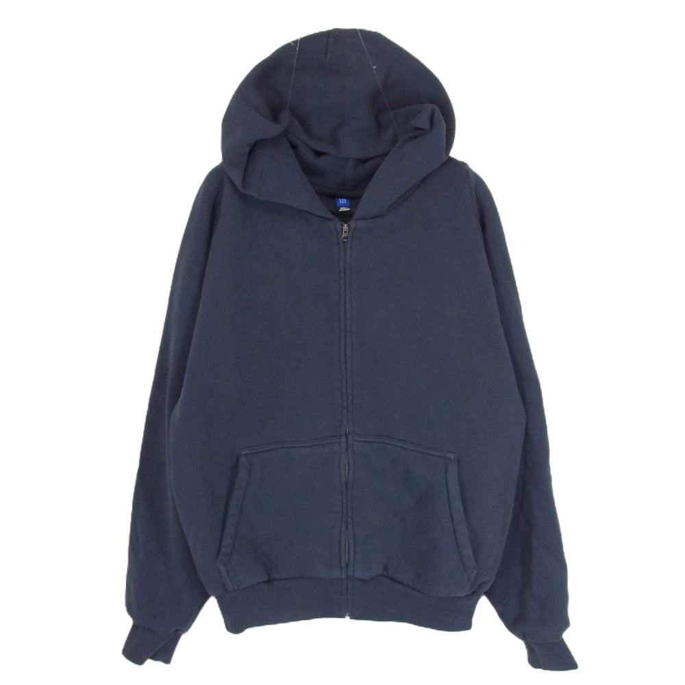 イージー × Gap ギャップ ジップアップ スウェット パーカー ネイビー系 S【中古】