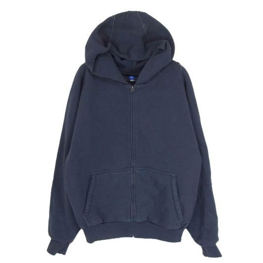 イージー × Gap ギャップ ジップアップ スウェット パーカー ネイビー系 S【中古】