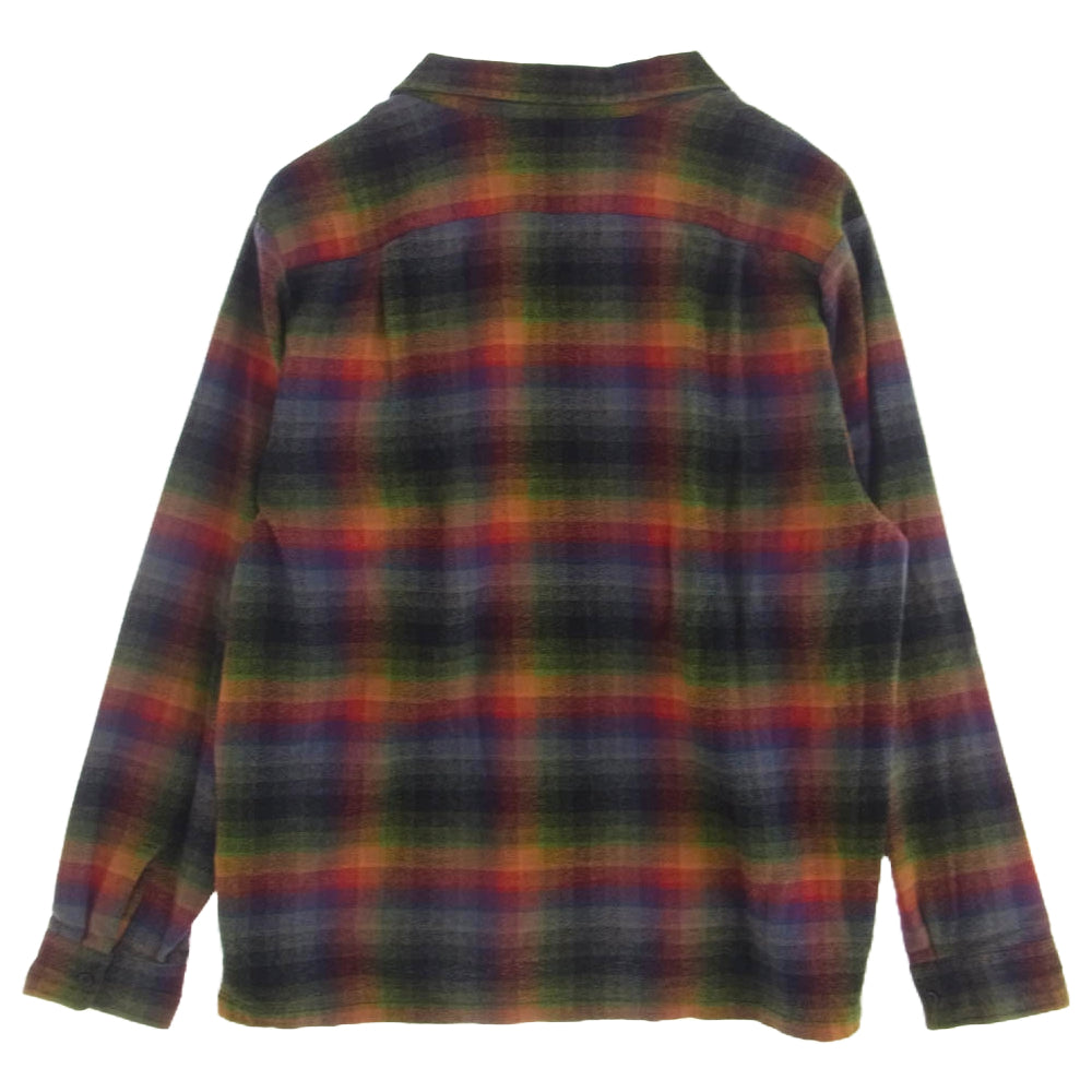 Supreme シュプリーム 21SS Plaid Flannel Shirt プレイド フランネル チェック シャツ マルチカラー系 L【中古】