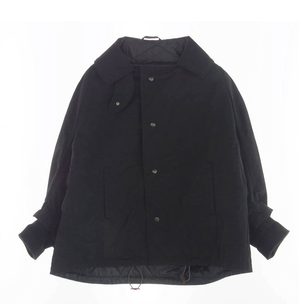 Y's Yohji Yamamoto ワイズ ヨウジヤマモト YK-C22-603 NYLON CHINO CLOTH MIDDLE COAT ナイロン ジャケット ブラック系 2【中古】